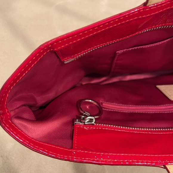 Coach Poppy Cherry Red Tote - Picture 10 of 14